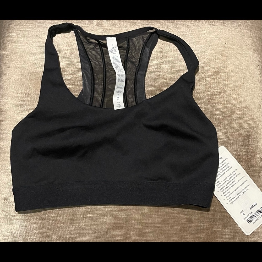 BNWT Lulu Fresh in Mesh Bra